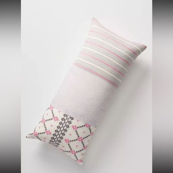 Anthropologie Aurelia Patchwork Lumbar Accent Pillows- set of 2 - Picture 1 of 6